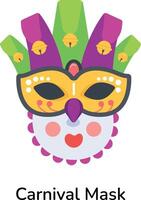 Trendy Carnival Mask vector