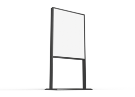 advertising stand banner mockup png