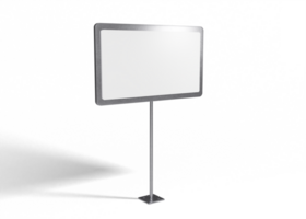 Sign stand advertising mockup png