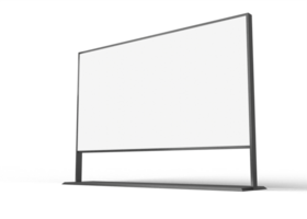 whiteboard standing on white background png