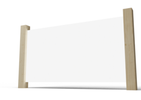 whiteboard standing on white background. png