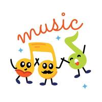 Trendy Music Concepts vector