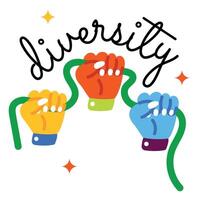 Trendy Diversity Concepts vector