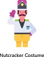 Trendy Nutcracker Costume vector