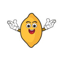 frutas mascotas sonrisa contento gracioso para niños, kawaii garabatear logo png