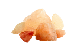 himalayan rosa salt sten isolerat på en transparent bakgrund, makro, studio, png