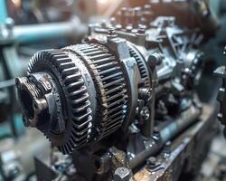 AI generated Clutch repair transmission open hands on fix essential skill photo