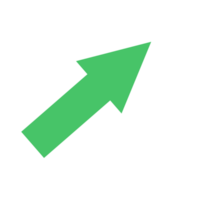 symbol icon green arrow png