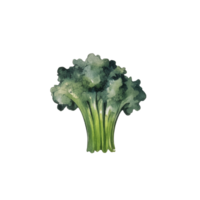 AI generated fresh cartoon vegetable png