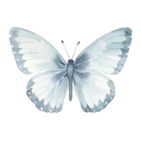 AI generated watercolor butterfly vintage png