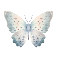 ai generado hermosa mariposas acuarela aislado png