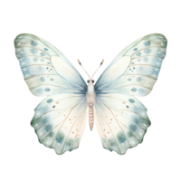 ai generado hermosa mariposas acuarela aislado png