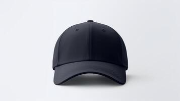 ai generado foto de Armada azul béisbol gorra aislado en blanco antecedentes. ai generado