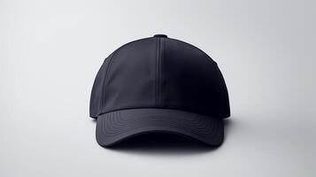 AI generated Photo of Navy Blue Baseball Cap isolated on white background. AI Generated