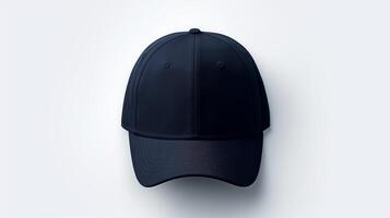 AI generated Photo of Navy Blue Dad Cap isolated on white background. AI Generated