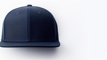 ai generado foto de Armada azul snapback aislado en blanco antecedentes. ai generado