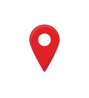 location icon with one gradient color vector