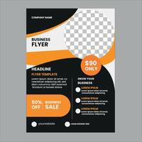 Flyer Template Design vector