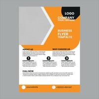 Flyer Template Design vector