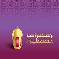 ramadan celebrate background with lantern EPS 10 vector