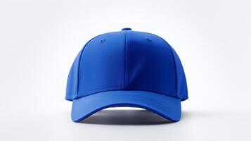 AI generated Photo of Royal Blue Trucker Cap isolated on white background. AI Generated