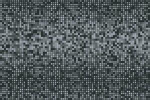 Black halftone dot grain texture pixel pop-art abstract pattern background vector