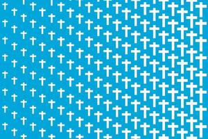 Happy good friday seamless cross pattern design vector