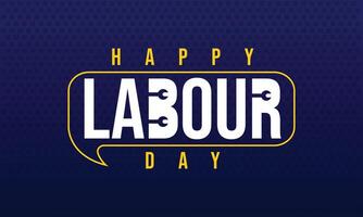 Creative design concept for Happy International Labour Day vector