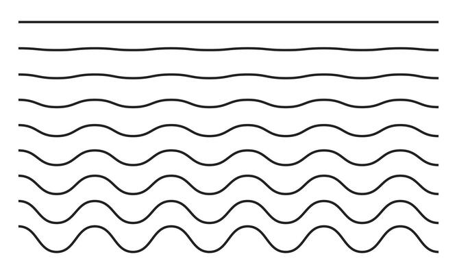 lines and waves set collection