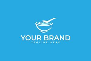 soup food modern logo design for food and restaurant company business vector