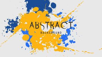 Abstract Colorful Splatter Paint Grunge Texture Background vector