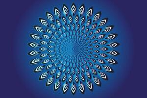 Mandala design for invitation card, background, decoration. Mandala with floral patterns. vector