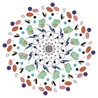 Spiral Flower using the Distort and Transform effect vector