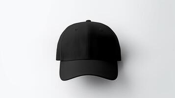 AI generated Photo of Black Dad Cap isolated on white background. AI Generated