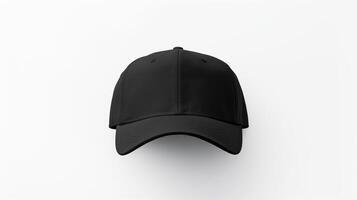 AI generated Photo of Black Dad Cap isolated on white background. AI Generated