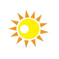 sun logo design vector