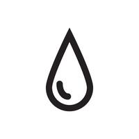 water drop design vector