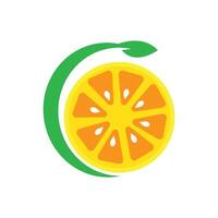 orange logo vector