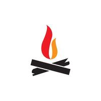 flame logo  vector