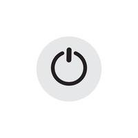 power button  vector