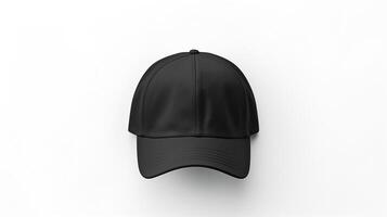 AI generated Photo of Black Dad Cap isolated on white background. AI Generated