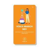 agency voice search seo vector