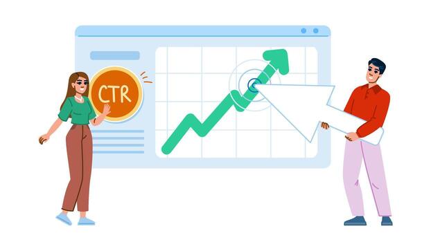 link ctr click through rate vector