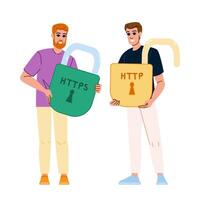 secure https http vector