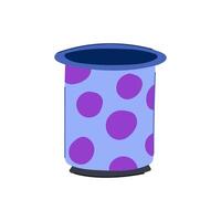 box pencil holder cartoon vector illustration