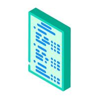 writing manuals technical writer isometric icon vector illustration