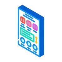 style guides technical writer isometric icon vector illustration