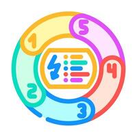 energy management time color icon vector illustration