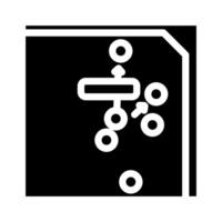 triple peel croquet game glyph icon vector illustration
