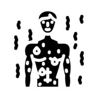 sweat sauna glyph icon vector illustration